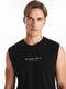 Crew Neck Printed Men's Sleeveless T-Shirt